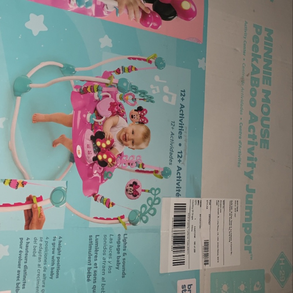 NEW Minnie Mouse baby jumper
